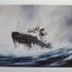 President Hubert, Supply Ship Print Painting by Rod Verity